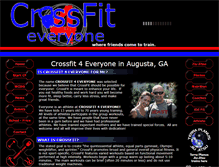 Tablet Screenshot of crossfit4everyone.com